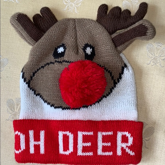 Other - FINAL PRICE - NWOT Kids Reindeer knit hat Other - FINAL PRICE - NWOT Kids Reindeer knit hat
